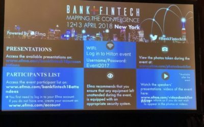 Efma Conference & Fintech/Bank Partnerships